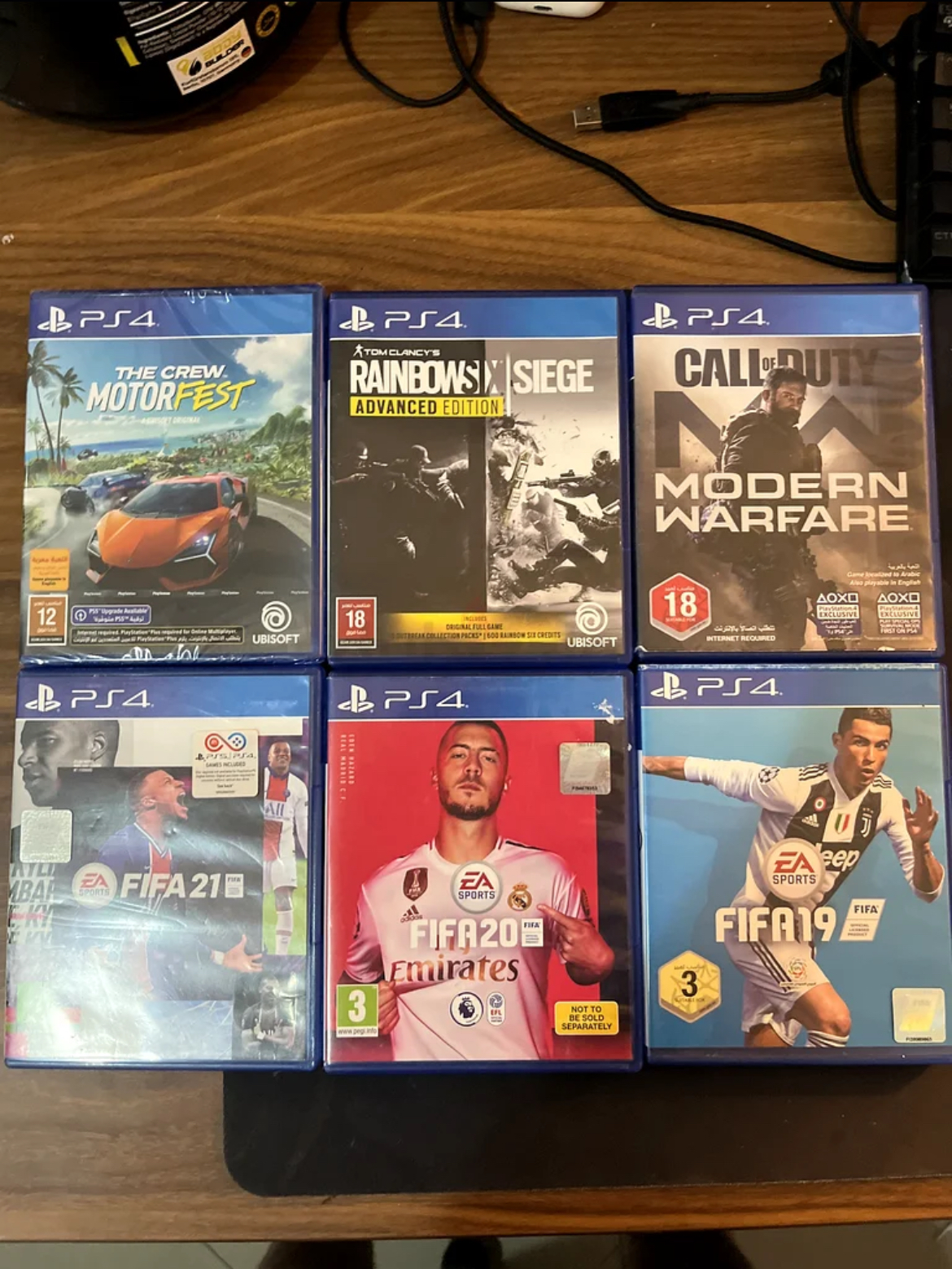 Collection of PlayStation 4 Video Games